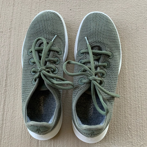 Allbirds Tree Runners Thunder Green Sz 9 - Picture 3 of 12